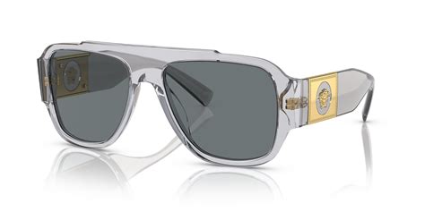 versace mens clear lens|clear versace glasses on face.